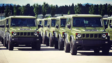 “越野世家，勇士出征” 北京汽車勇士改進型首次交裝中國人民武裝警察部隊