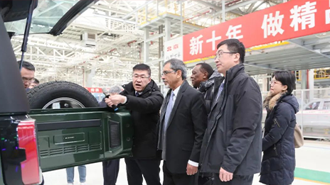 共拓南非市場！南非貿(mào)工部部長一行到訪北汽